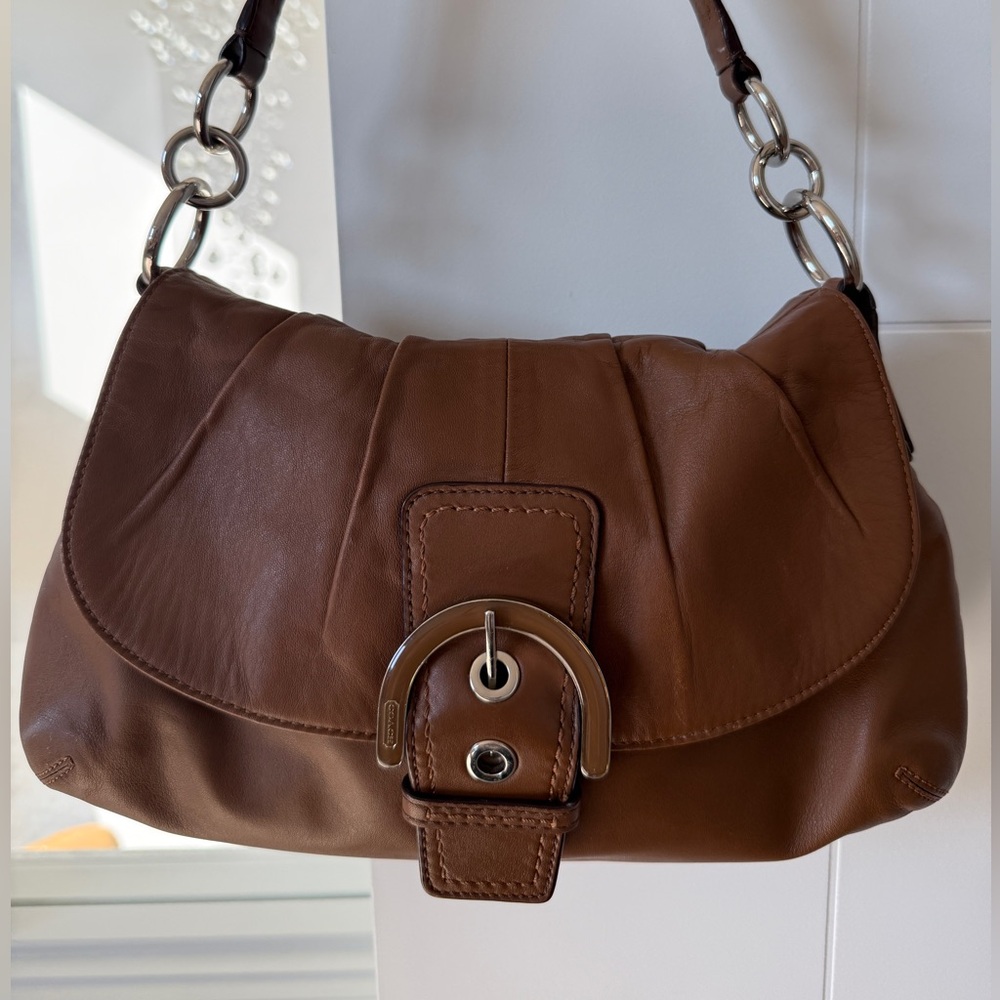 VGUC Buttery Soft Coach Pleated Soho